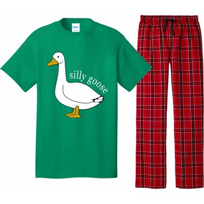 Cute Silly Goose Ugly Xmas Funny Goose Trendy Pajama Set