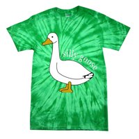 Cute Silly Goose Ugly Xmas Funny Goose Trendy Tie-Dye T-Shirt