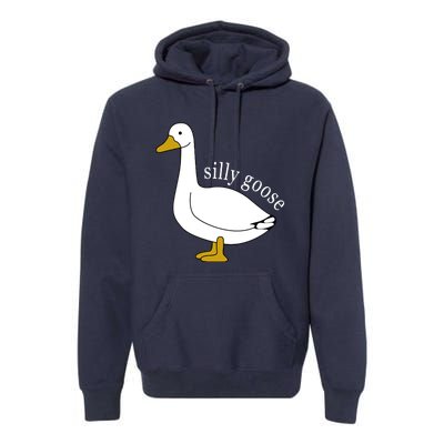 Cute Silly Goose Ugly Xmas Funny Goose Trendy Premium Hoodie