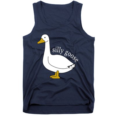 Cute Silly Goose Ugly Xmas Funny Goose Trendy Tank Top