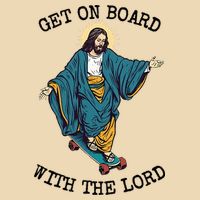 Christ Skateboarding Get On Board With The Lord Jesus Skate Bag