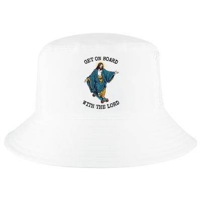 Christ Skateboarding Get On Board With The Lord Jesus Skate Cool Comfort Performance Bucket Hat