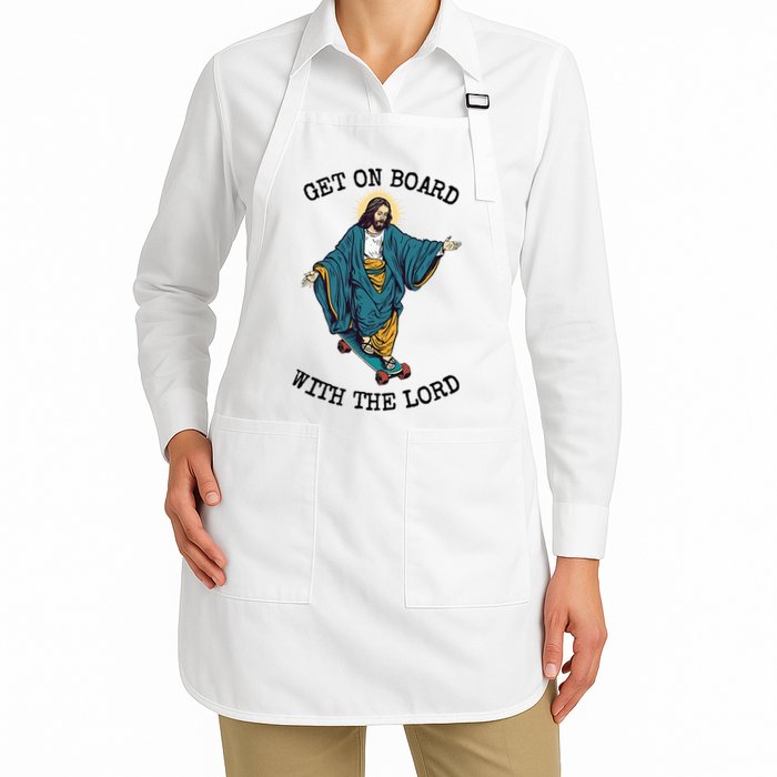 Christ Skateboarding Get On Board With The Lord Jesus Skate Apron