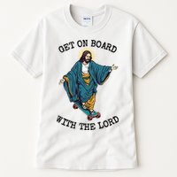Christ Skateboarding Get On Board With The Lord Jesus Skate Tall T-Shirt