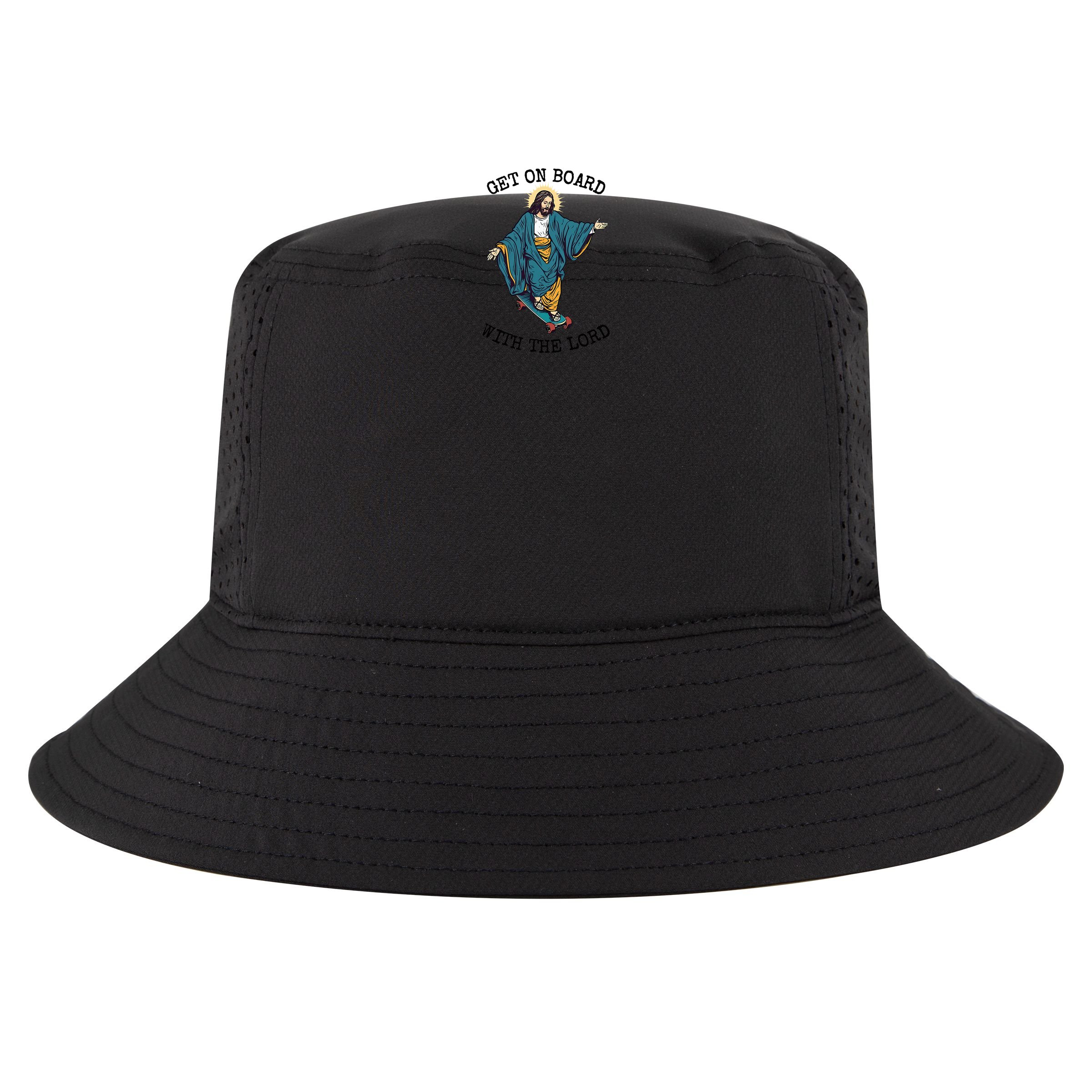 Christ Skateboarding Get On Board With The Lord Jesus Skate Bucket Hat