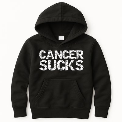 Cancer Sucks Gift Hooded Cancer Kids Hoodie
