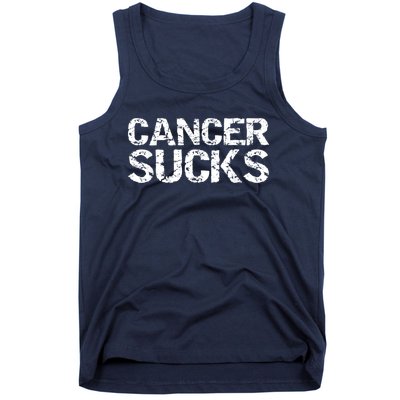 Cancer Sucks Gift Hooded Cancer Tank Top