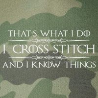 Cross Stitching Gifts I Cross Stitch & I Know Things Funny Legacy Tie Dye Trucker Hat