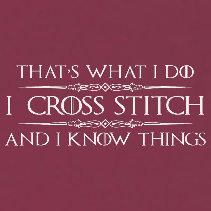 Cross Stitching Gifts I Cross Stitch & I Know Things Funny 16oz Travel Tumbler