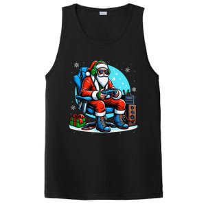 Christmas Santa Gamer Xmas Funny Video Gaming Christmas PosiCharge Competitor Tank