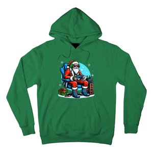 Christmas Santa Gamer Xmas Funny Video Gaming Christmas Hoodie