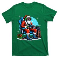 Christmas Santa Gamer Xmas Funny Video Gaming Christmas T-Shirt