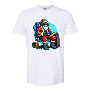 Christmas Santa Gamer Xmas Funny Video Gaming Christmas Softstyle CVC T-Shirt