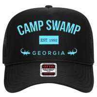 Camp Swamp Georgia Est 1992 – Camp Swamp Merch High Crown Mesh Back Trucker Hat