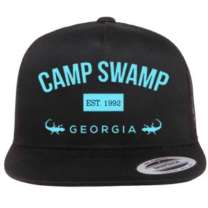 Camp Swamp Georgia Est 1992 – Camp Swamp Merch Flat Bill Trucker Hat