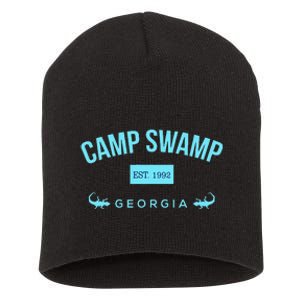 Camp Swamp Georgia Est 1992 – Camp Swamp Merch Short Acrylic Beanie