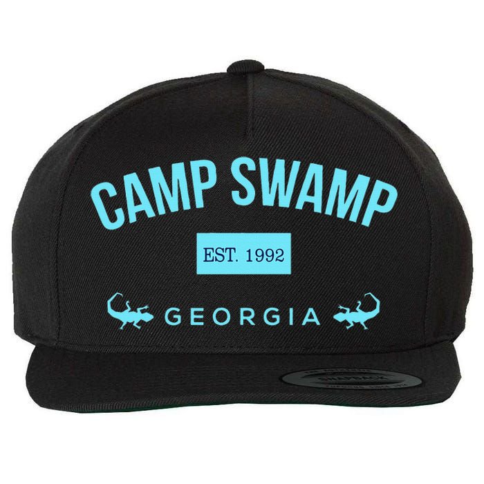 Camp Swamp Georgia Est 1992 – Camp Swamp Merch Wool Snapback Cap