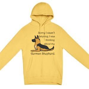 Cute Saying Ger Shepherd Owner Gift Premium Pullover Hoodie