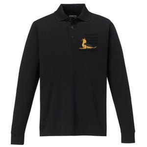 Cute Saying Ger Shepherd Owner Gift Performance Long Sleeve Polo