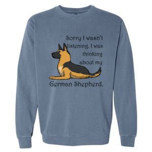 Cute Saying Ger Shepherd Owner Gift Garment-Dyed Sweatshirt