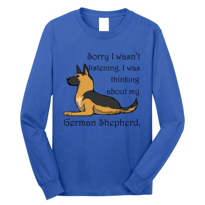 Cute Saying Ger Shepherd Owner Gift Long Sleeve Shirt