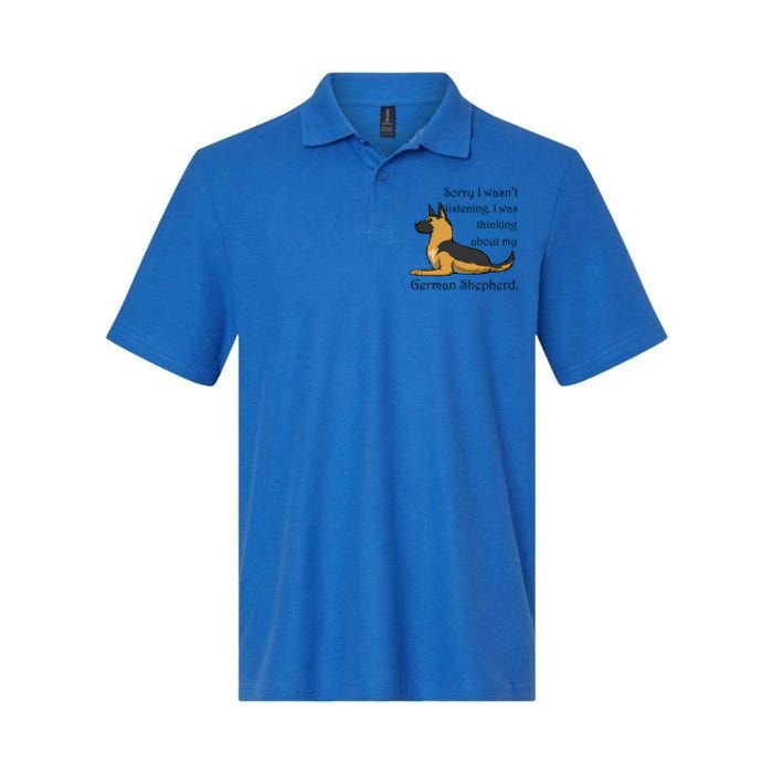 Cute Saying Ger Shepherd Owner Gift Softstyle Adult Sport Polo