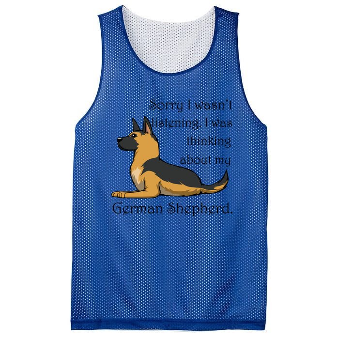 Cute Saying Ger Shepherd Owner Gift Mesh Reversible Basketball Jersey Tank