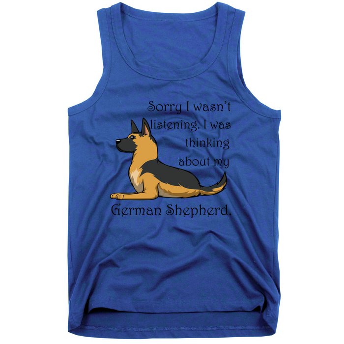 Cute Saying Ger Shepherd Owner Gift Tank Top