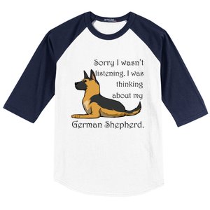 Cute Saying Ger Shepherd Owner Gift Baseball Sleeve Shirt