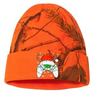 Christmas Santa Gamer Xmas Funny Video Gaming Christmas Kati Licensed 12" Camo Beanie