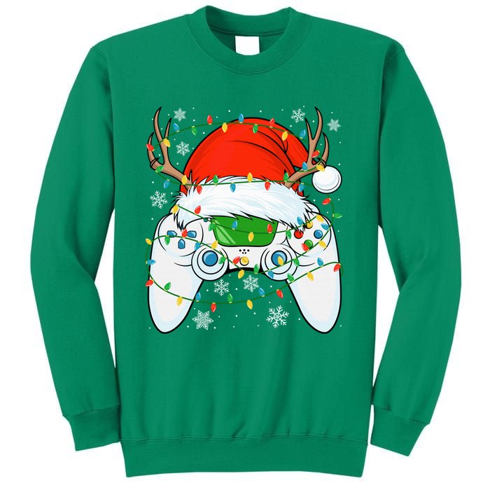 Christmas Santa Gamer Xmas Funny Video Gaming Christmas Sweatshirt