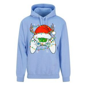 Christmas Santa Gamer Xmas Funny Video Gaming Christmas Unisex Surf Hoodie