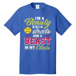 Cute Softball Gift For Softball Players Tall T-Shirt