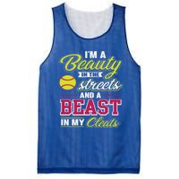 Cute Softball Gift For Softball Players Mesh Reversible Basketball Jersey Tank