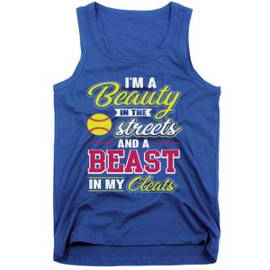 Cute Softball Gift For Softball Players Tank Top