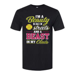 Cute Softball Gift For Softball Players Softstyle CVC T-Shirt