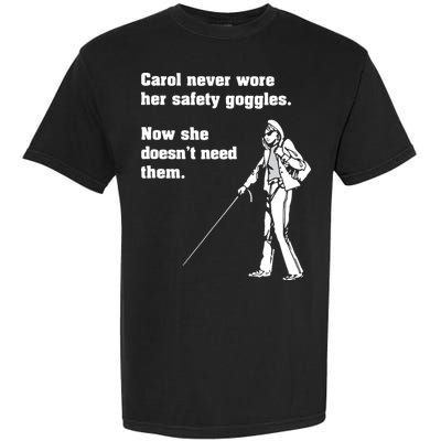 Carol Safety Goggles Funny Science Chemistry Garment-Dyed Heavyweight T-Shirt
