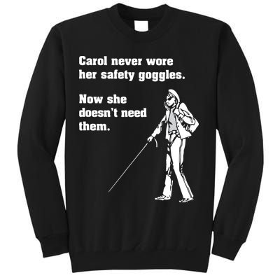 Carol Safety Goggles Funny Science Chemistry Sweatshirt