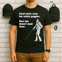 Carol Safety Goggles Funny Science Chemistry T-Shirt