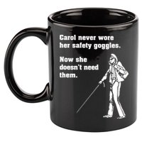 Carol Safety Goggles Funny Science Chemistry 11oz C Handle Ceramic Mug