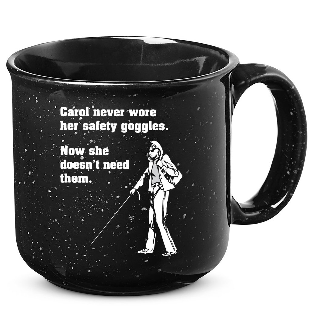 Carol Safety Goggles Funny Science Chemistry 15oz Campfire Ceramic Mug