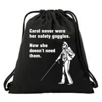 Carol Safety Goggles Funny Science Chemistry Drawstring Bag