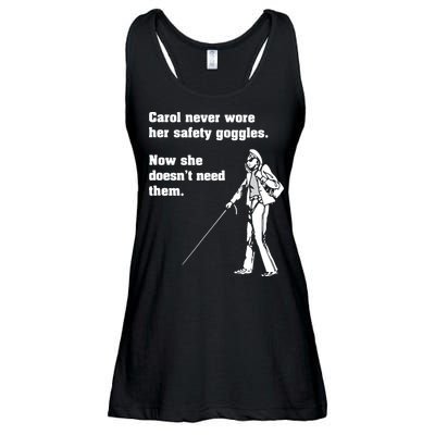 Carol Safety Goggles Funny Science Chemistry Ladies Essential Flowy Tank