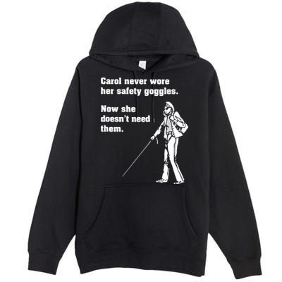 Carol Safety Goggles Funny Science Chemistry Premium Pullover Hoodie