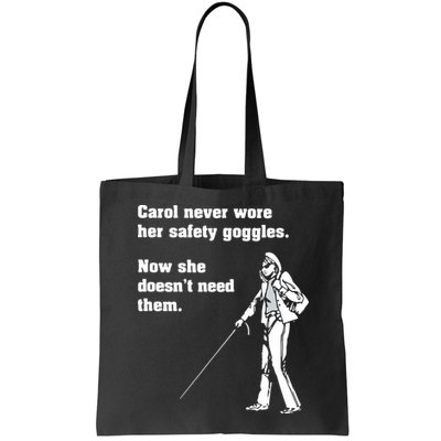 Carol Safety Goggles Funny Science Chemistry Bag