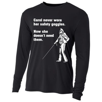 Carol Safety Goggles Funny Science Chemistry Cooling Performance Long Sleeve Crew