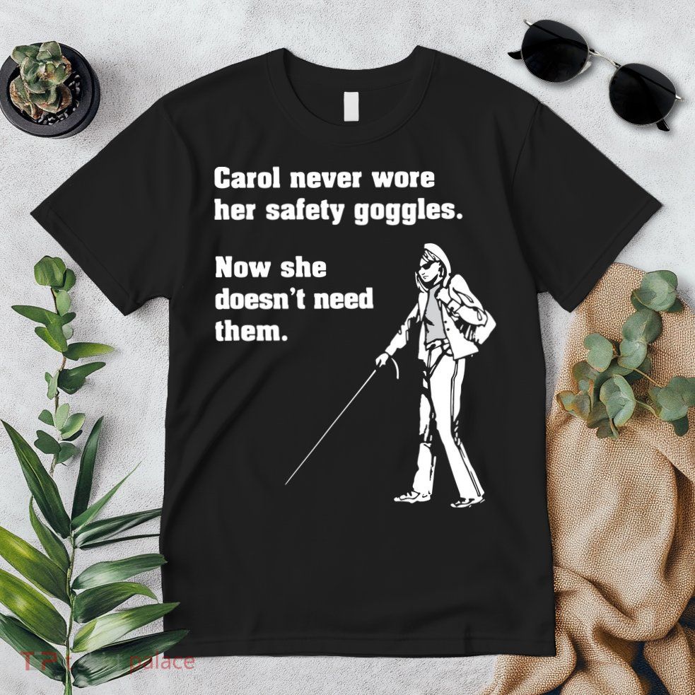 Carol Safety Goggles Funny Science Chemistry Premium T-Shirt