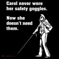 Carol Safety Goggles Funny Science Chemistry Premium T-Shirt