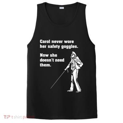 Carol Safety Goggles Funny Science Chemistry PosiCharge Competitor Tank