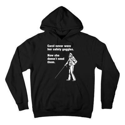 Carol Safety Goggles Funny Science Chemistry Tall Hoodie